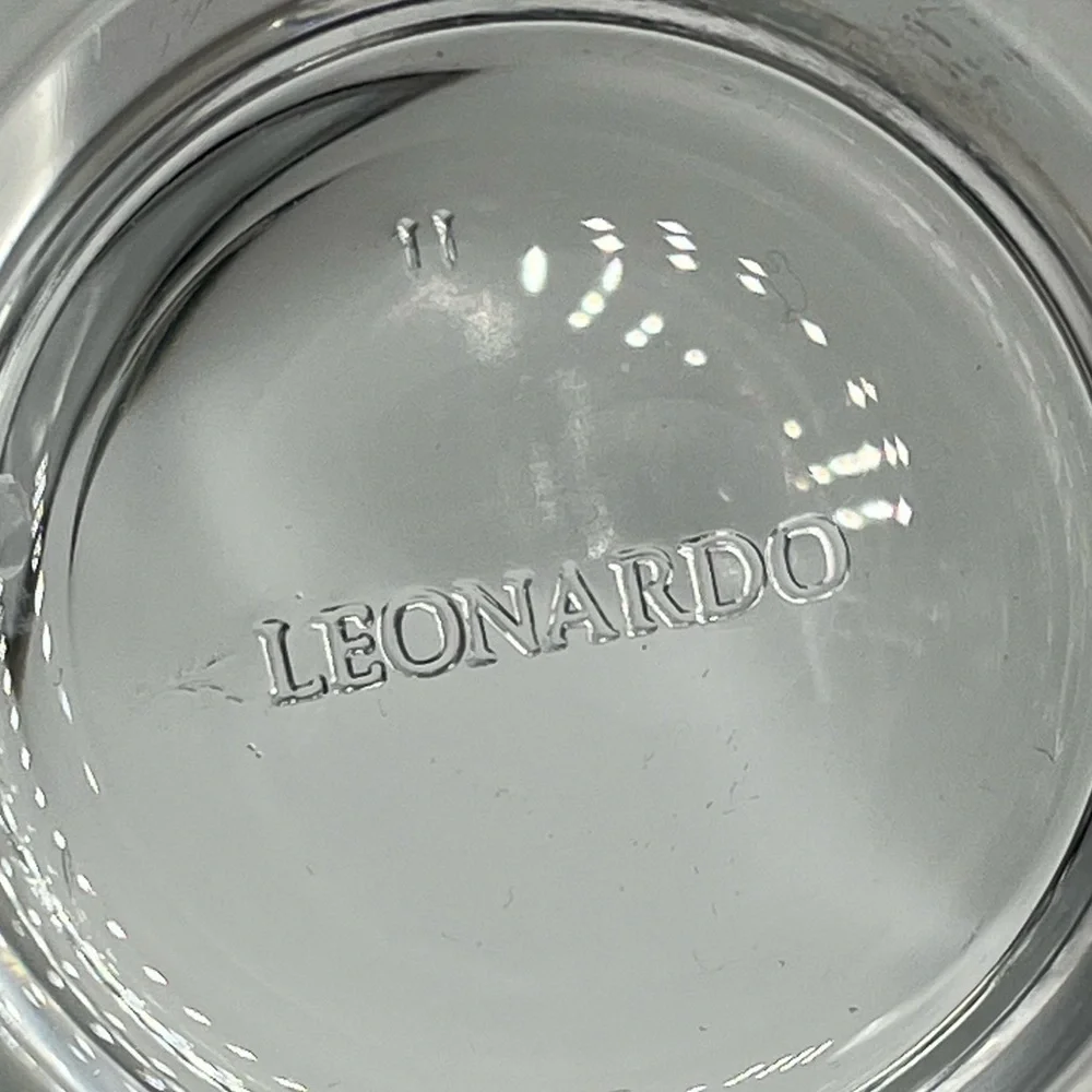 Leonardo Latte glasses made in Germany rare in excellent condition pair on 2